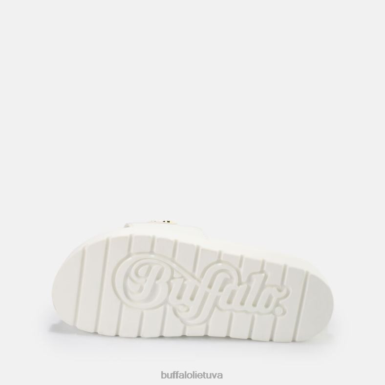 eve grandininės platforminės basutės veganiškos Buffalo baltas4D4XB853 |skaidrių
