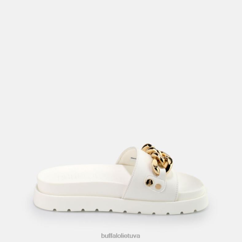 eve grandininės platforminės basutės veganiškos Buffalo baltas4D4XB853 |skaidrių