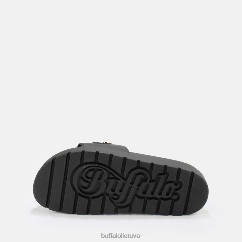 eve grandininės platforminės basutės veganiškos Buffalo juodas4D4XB699 |skaidrių