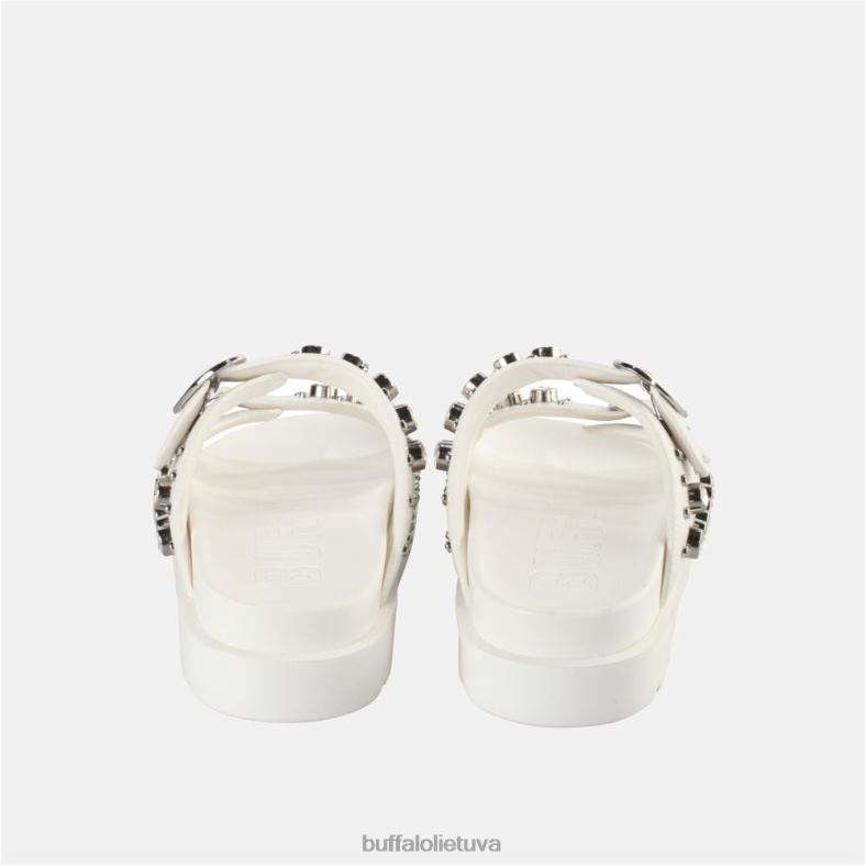 eve heart platform slide veganas Buffalo beveik baltas4D4XB409 |skaidrių