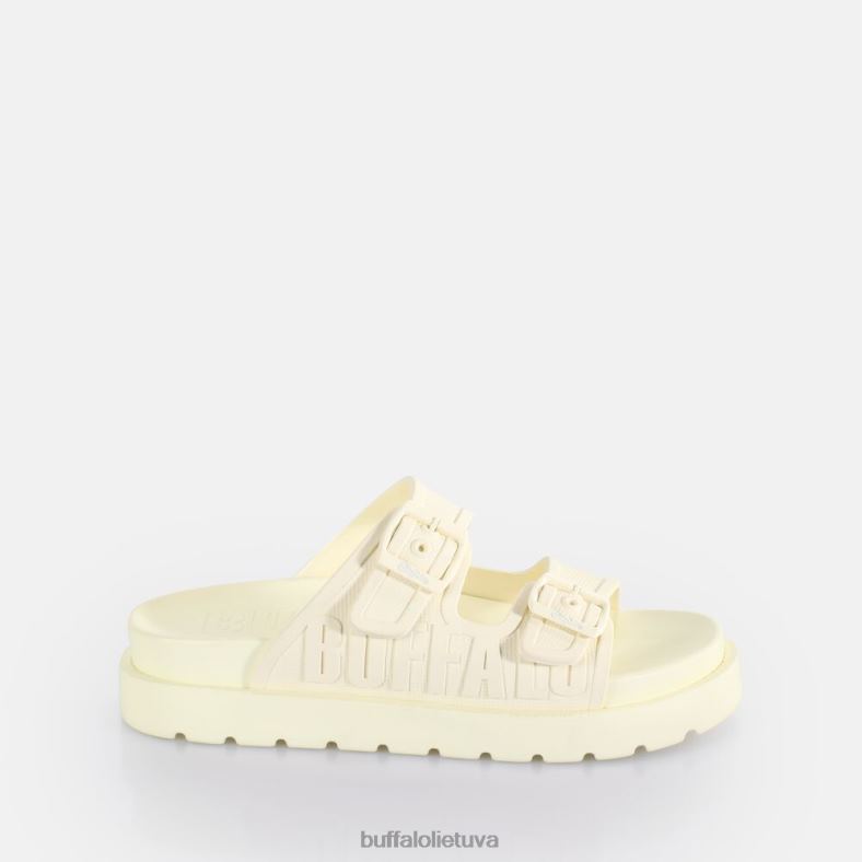 eve sol platformos slide veganas Buffalo beveik baltas4D4XB785 |skaidrių