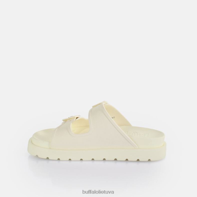 eve sol platformos slide veganas Buffalo beveik baltas4D4XB785 |skaidrių