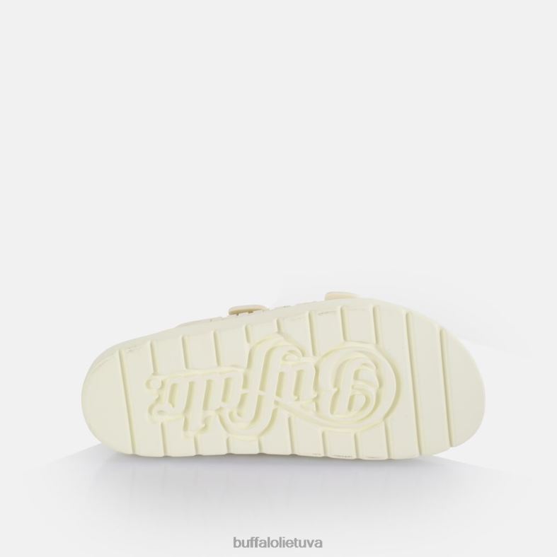 eve sol platformos slide veganas Buffalo beveik baltas4D4XB785 |skaidrių