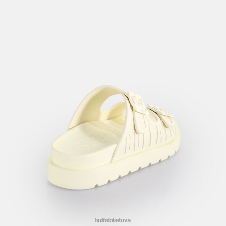 eve sol platformos slide veganas Buffalo beveik baltas4D4XB785 |skaidrių