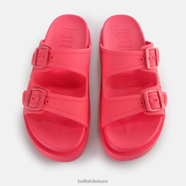 eve sol platformos slide veganas Buffalo ryški rausva spalva4D4XB132 |skaidrių