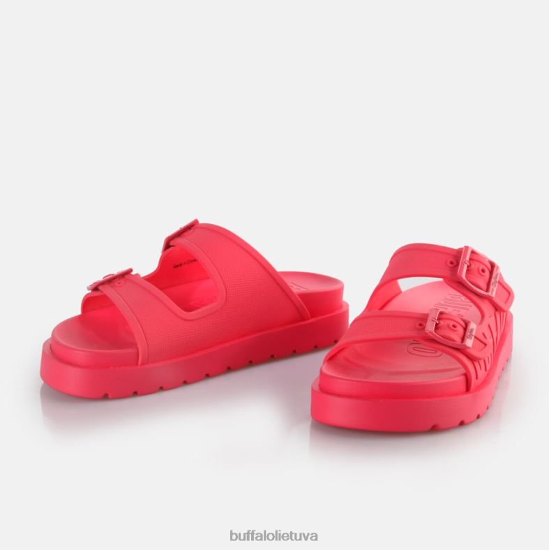 eve sol platformos slide veganas Buffalo ryški rausva spalva4D4XB132 |skaidrių