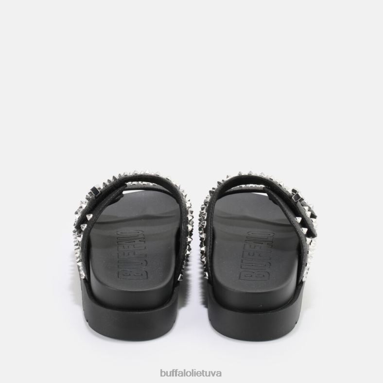 eve stud platforminės basutės veganiškos Buffalo juodas4D4XB673 |skaidrių