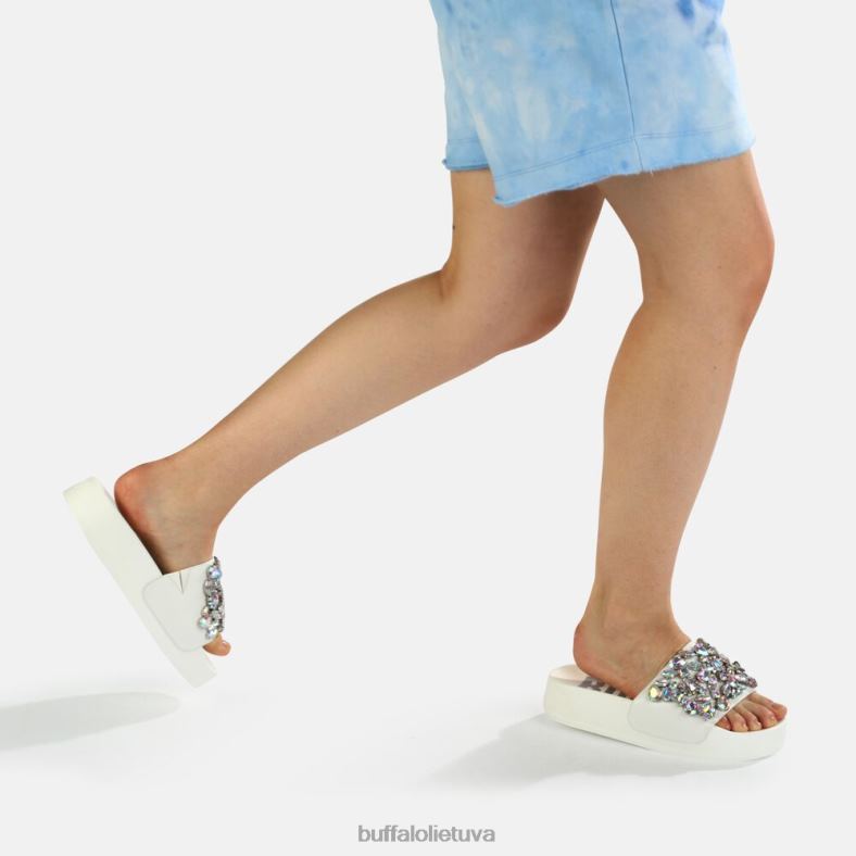 fabia slide veganė Buffalo baltas4D4XB146 |skaidrių