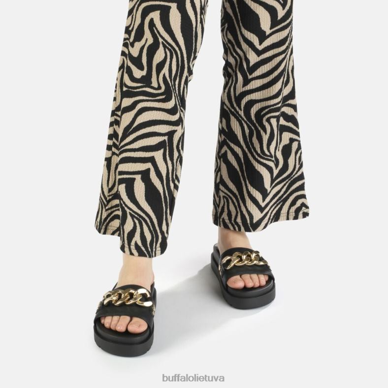 lake quilt platform sandalai vegan Buffalo juodas4D4XB796 |skaidrių