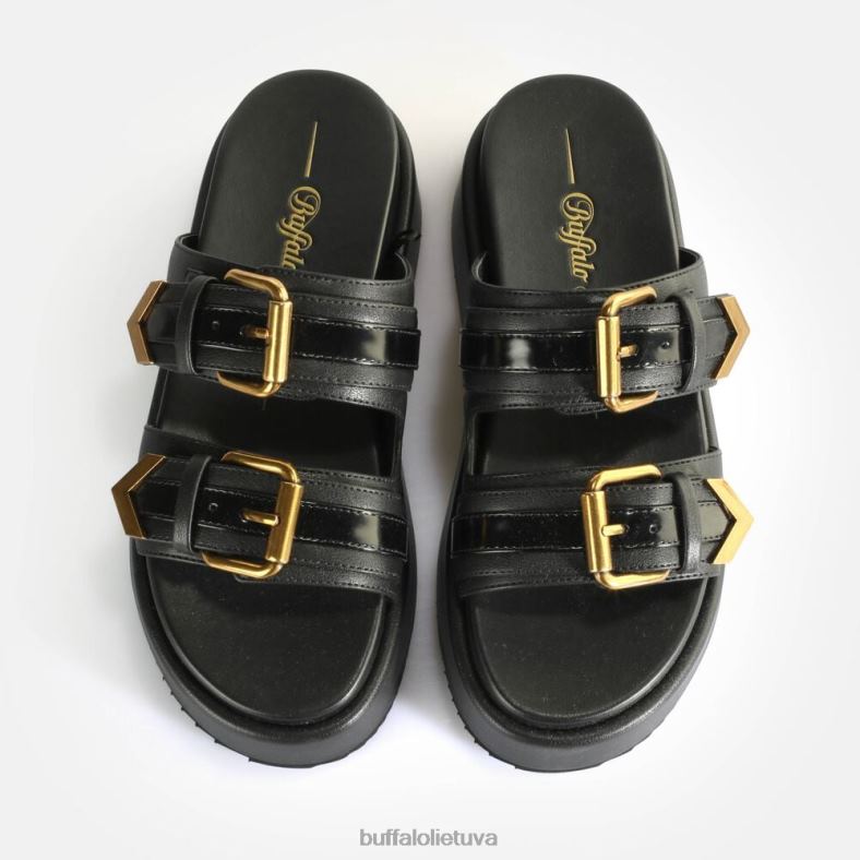 noa ari platforminės basutės veganiškos Buffalo juodas4D4XB18 |skaidrių