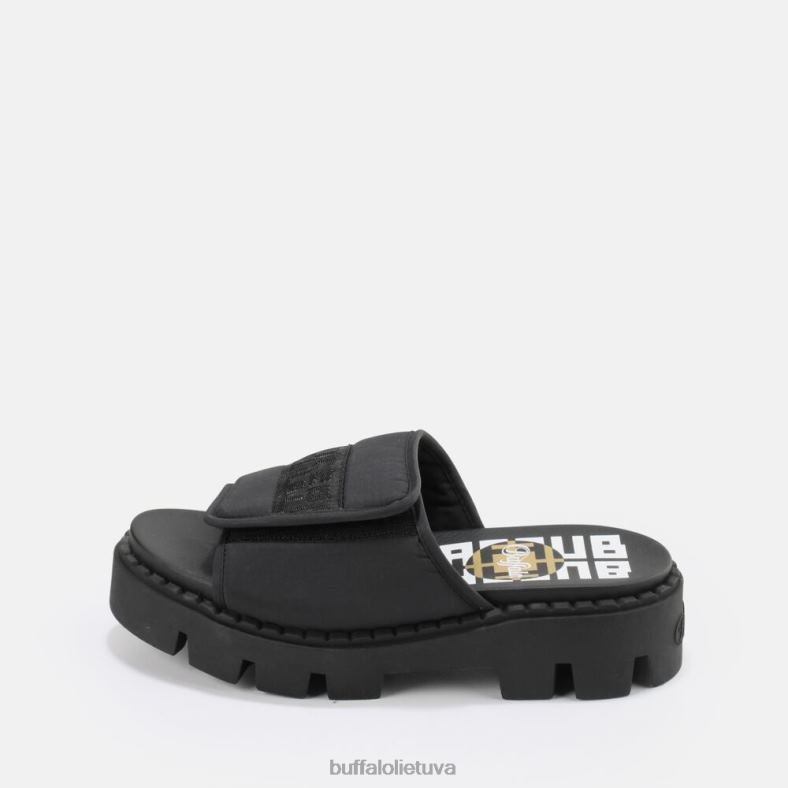 raven tec-sld sandalai veganai Buffalo juodas4D4XB729 |skaidrių