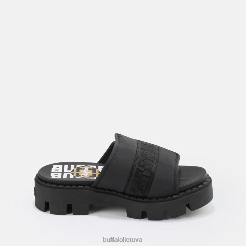 raven tec-sld sandalai veganai Buffalo juodas4D4XB729 |skaidrių