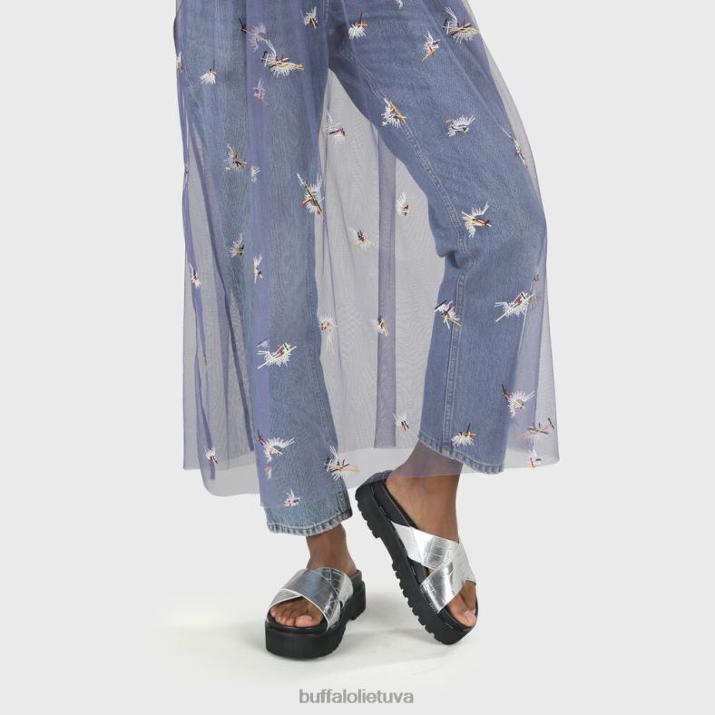 raya veganiškos basutės Buffalo sidabras4D4XB781 |skaidrių