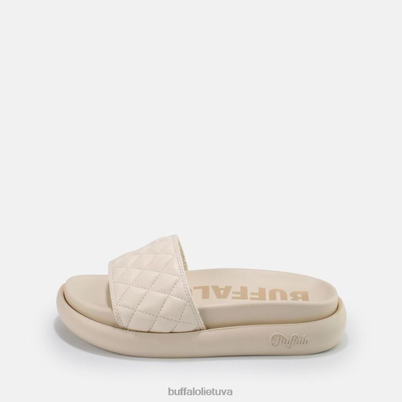 rey quilt slide vegan Buffalo kremas4D4XB916 |skaidrių
