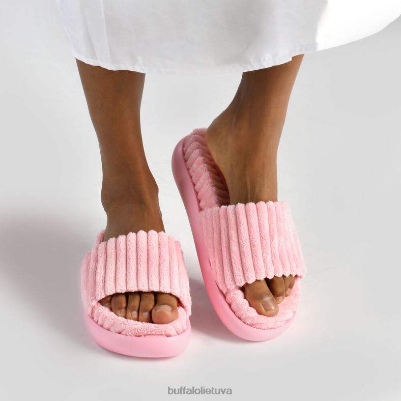 rey slide platform slide vegan Buffalo rožinis4D4XB82 |skaidrių