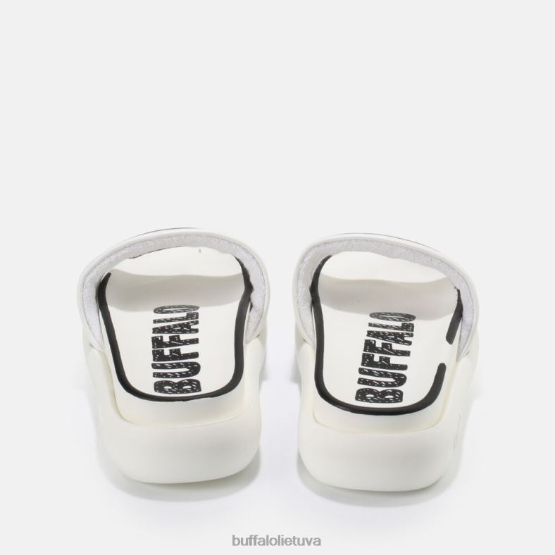 rey slide veganas Buffalo balta juoda4D4XB874 |skaidrių