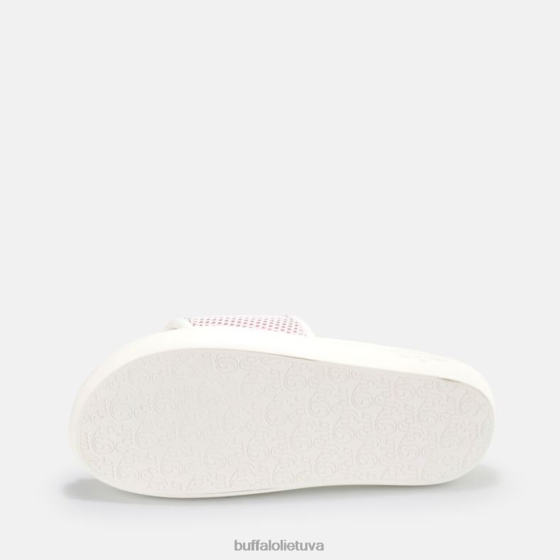 rey slide veganas Buffalo balta/violetinė4D4XB815 |skaidrių