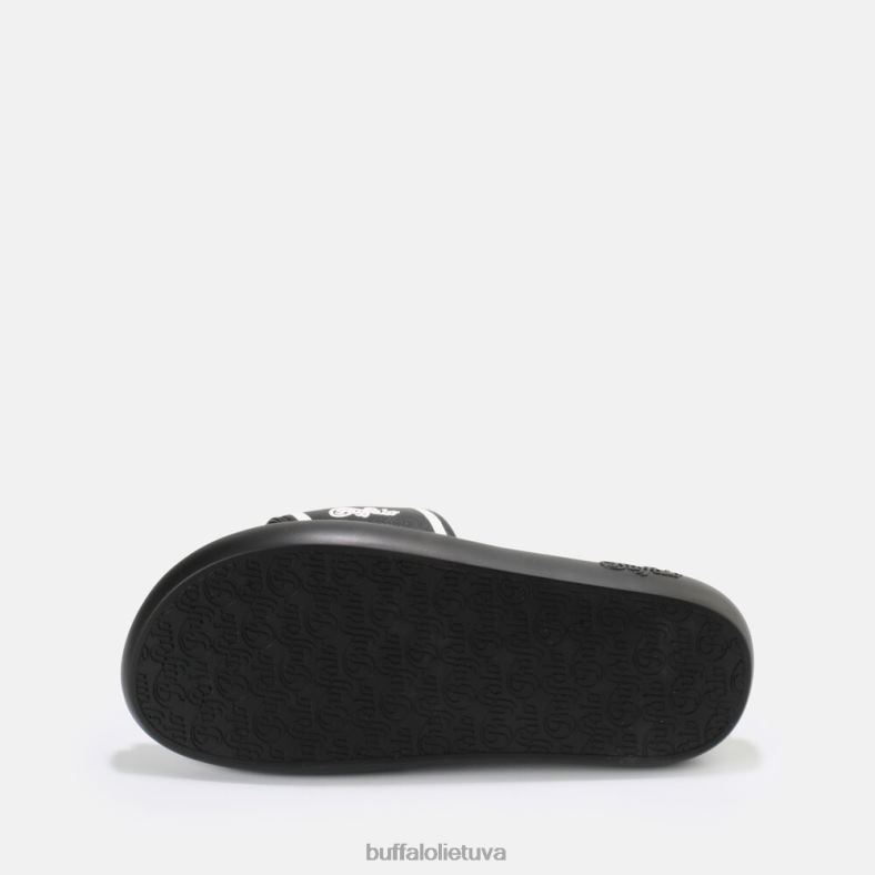 rey slide veganas Buffalo juoda balta4D4XB730 |skaidrių