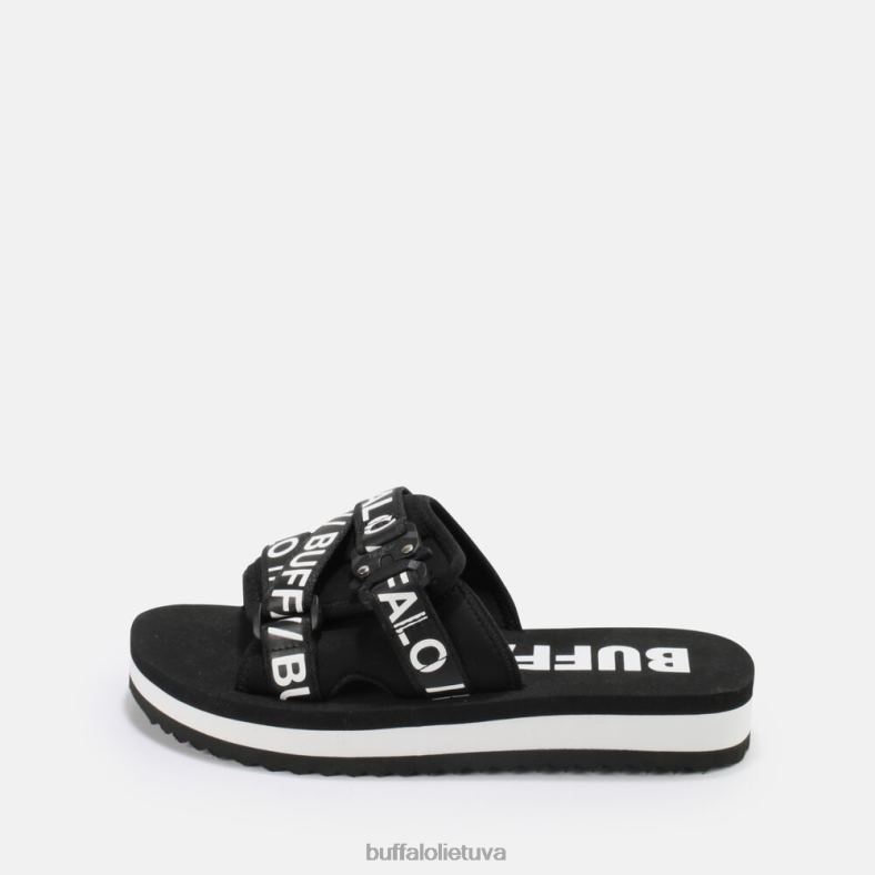 sage slide platformos basutės veganiškos Buffalo juodas4D4XB863 |skaidrių