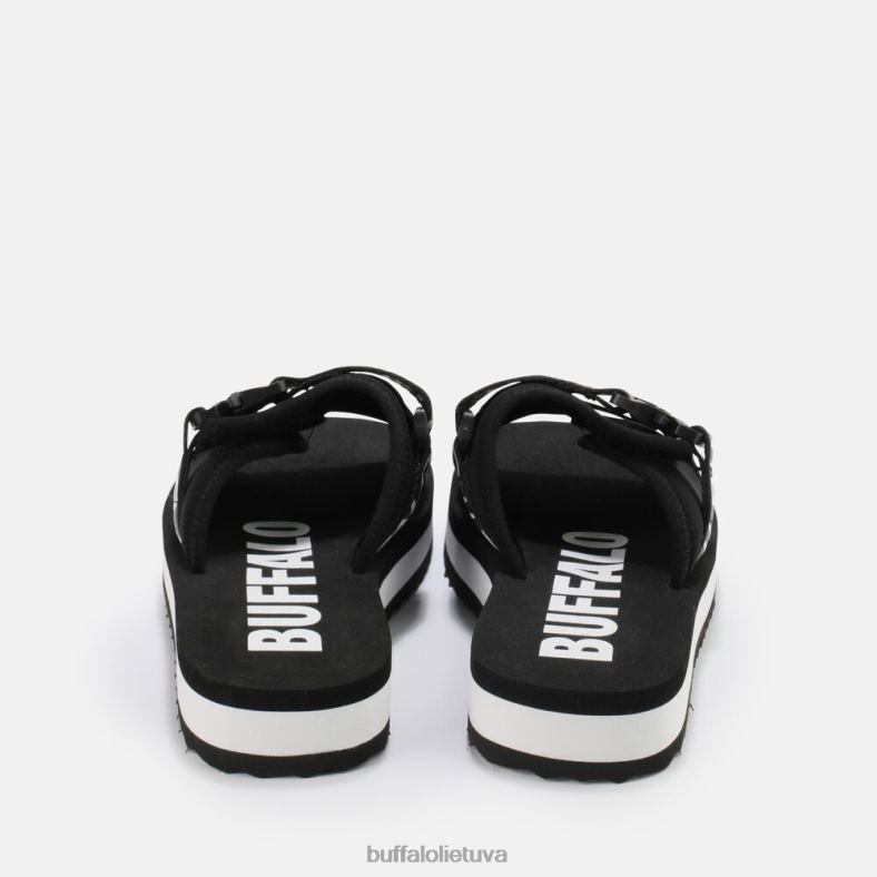 sage slide platformos basutės veganiškos Buffalo juodas4D4XB863 |skaidrių