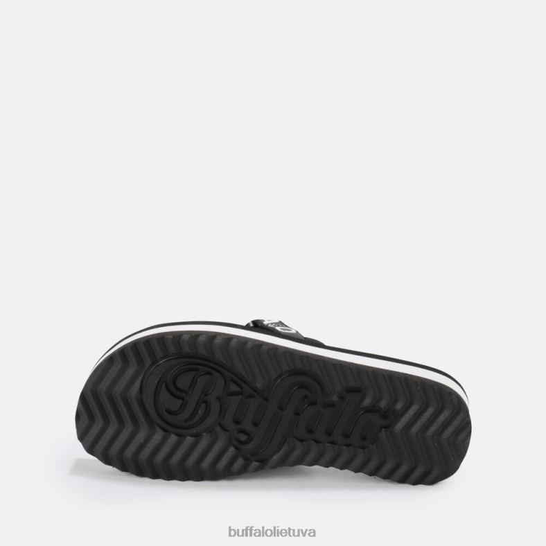 sage slide platformos basutės veganiškos Buffalo juodas4D4XB863 |skaidrių