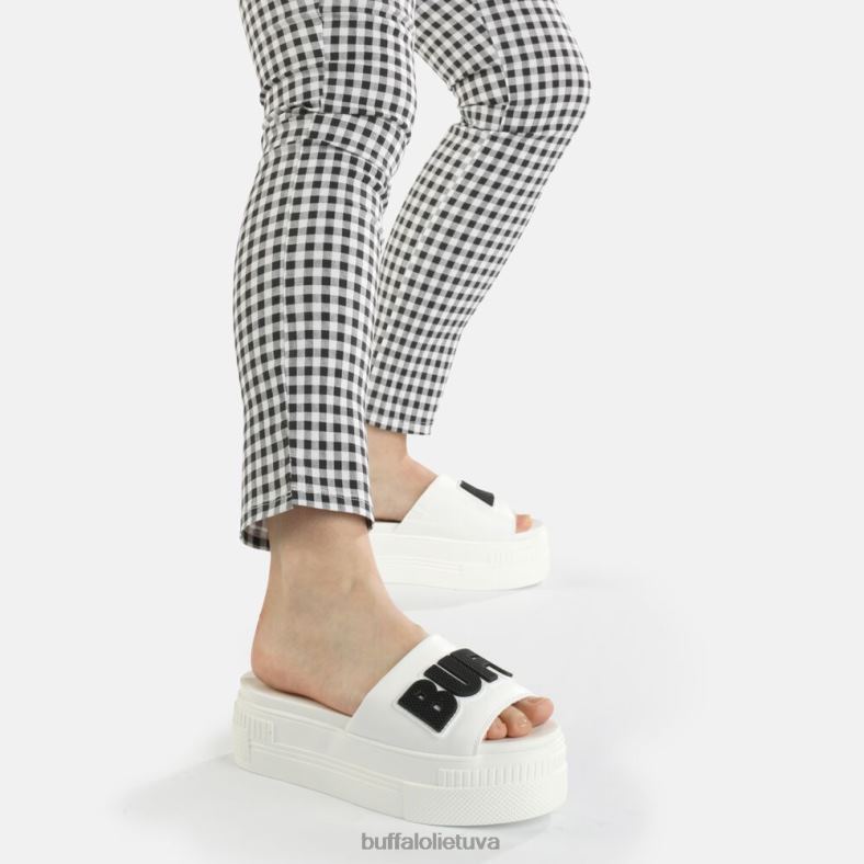suporuoti sld sandalai vegan Buffalo baltas4D4XB856 |skaidrių
